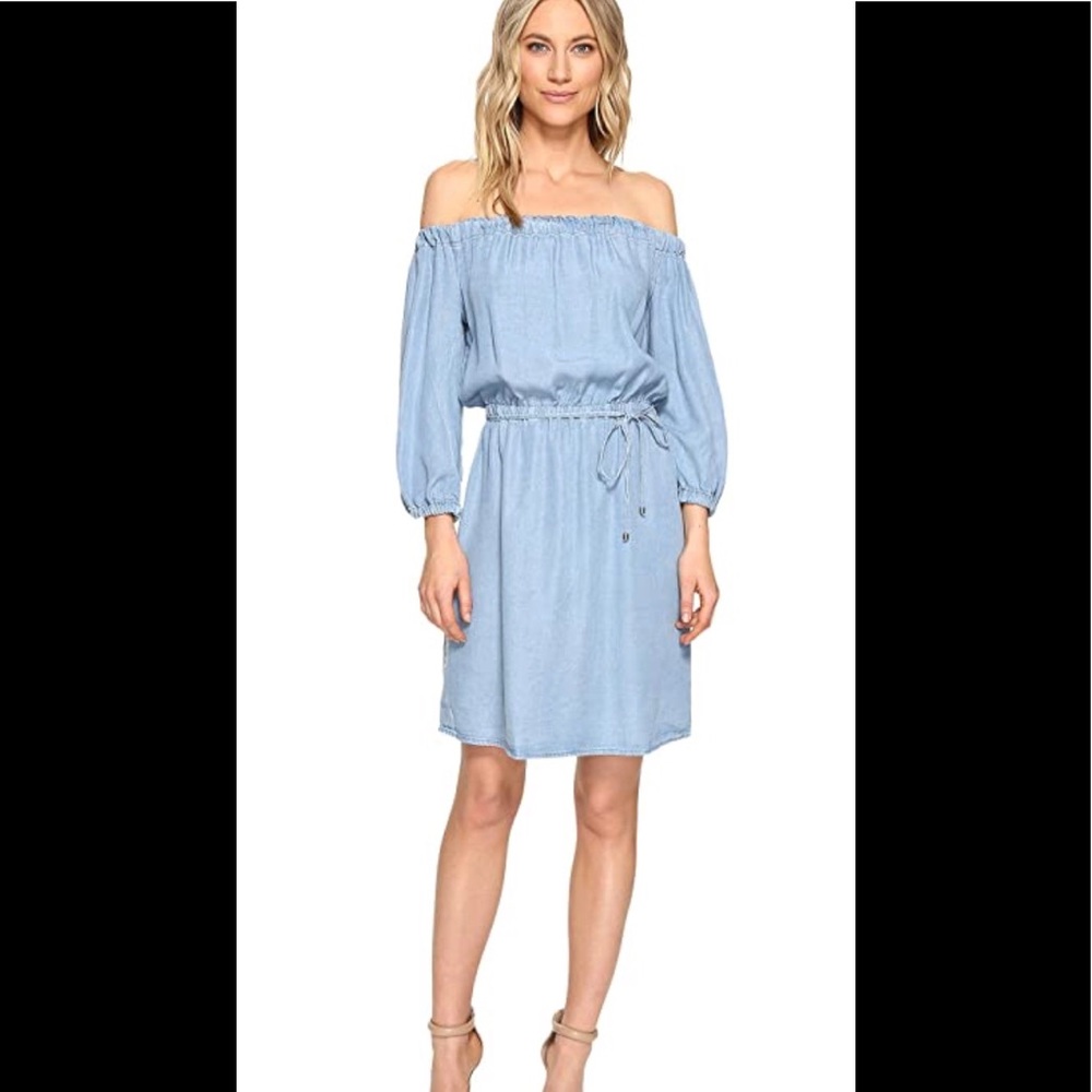 SPLENDID INDIGO THE SHOULDER DRESS